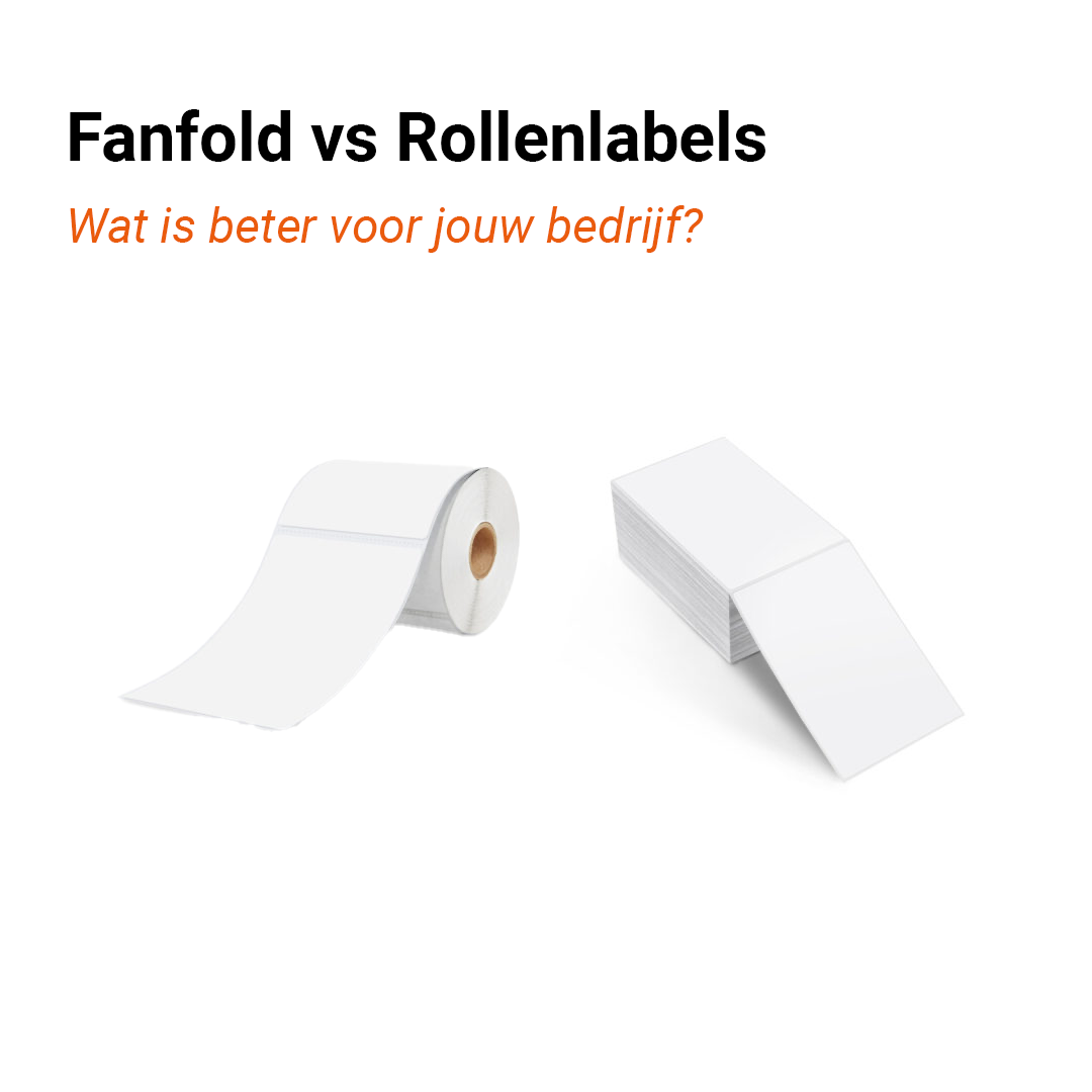 Fanfold labels vs. rollenlabels: wat is beter voor jouw bedrijf?