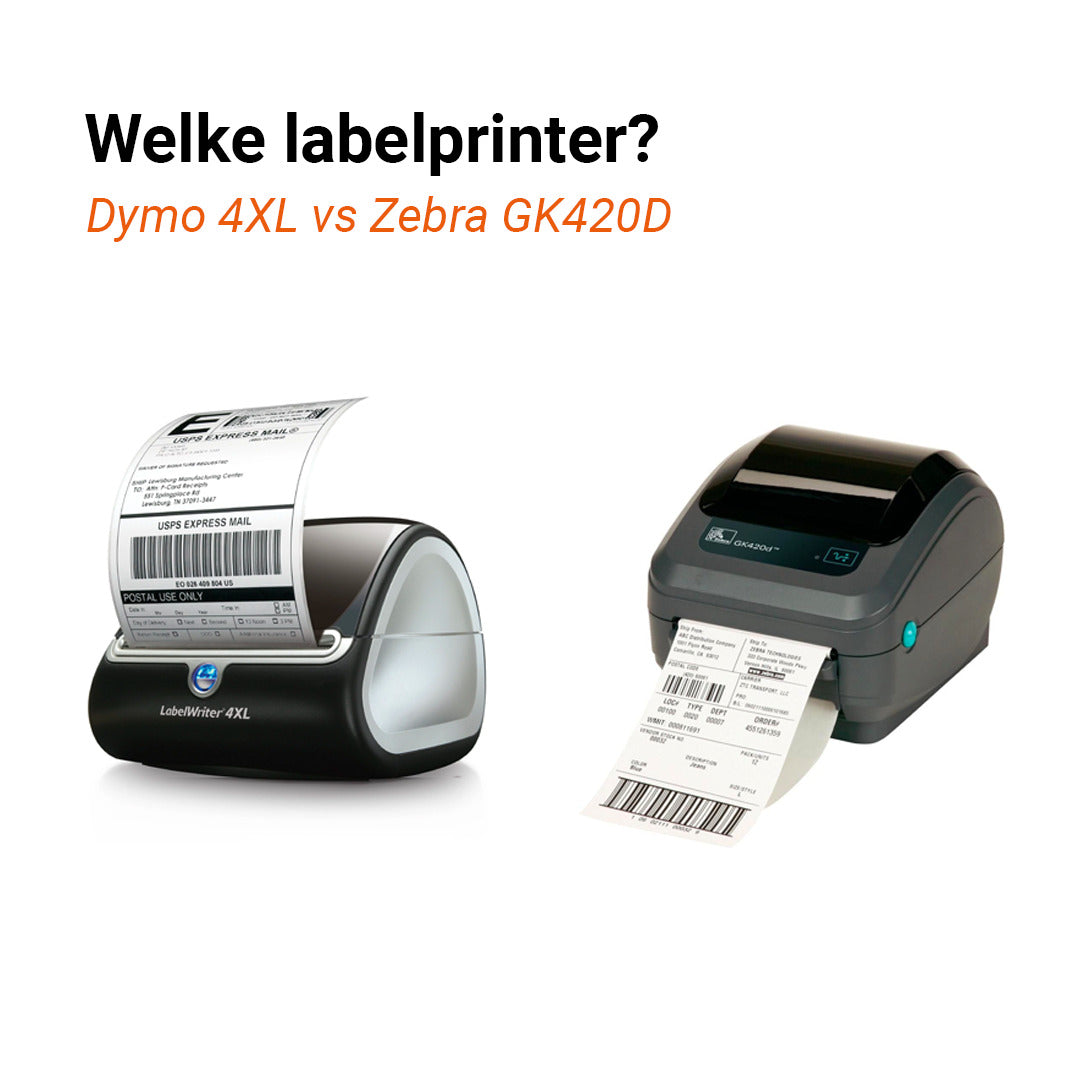 Dymo 4XL vs Zebra GK420