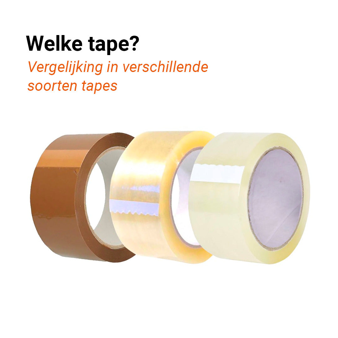 Ontdek de verschillende soorten tapes voor al je verpakkingsbehoeften