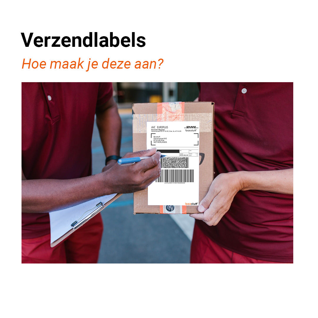 Hoe maak je een verzendlabel aan?