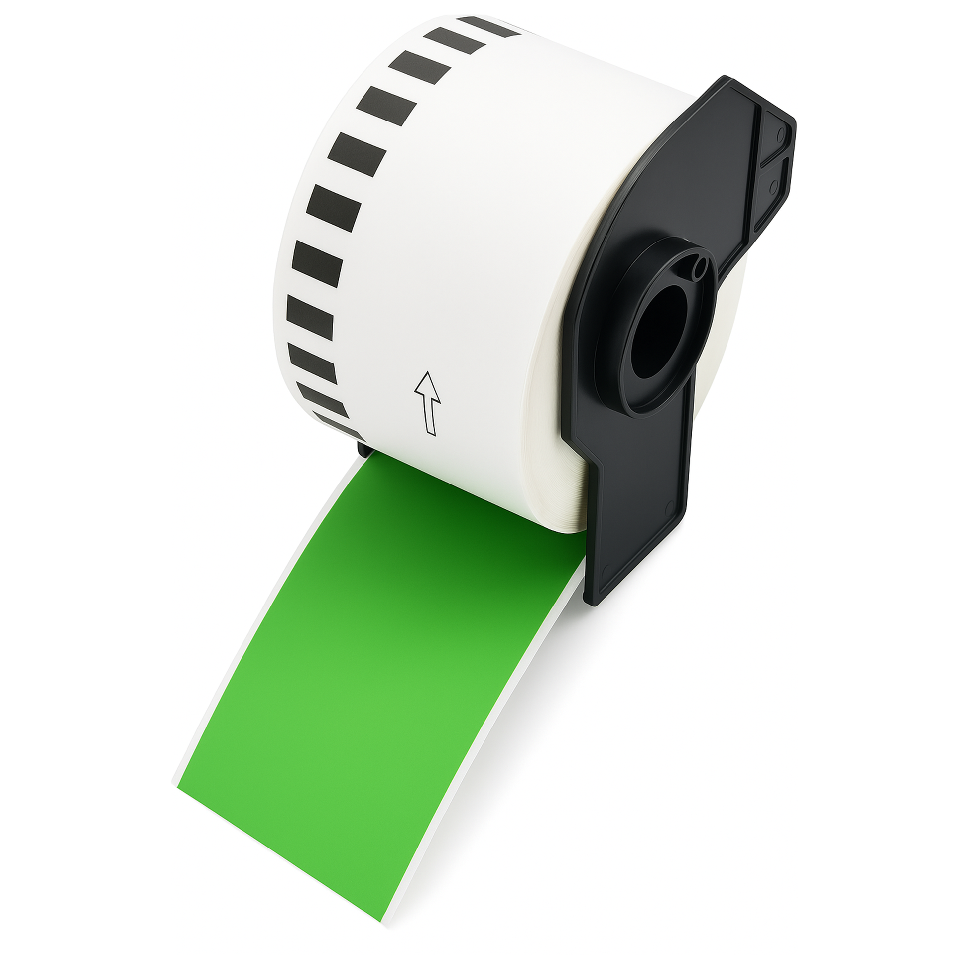 Brother DK-22205 compatibele labels groen - 62 mm x 30,48 m-1