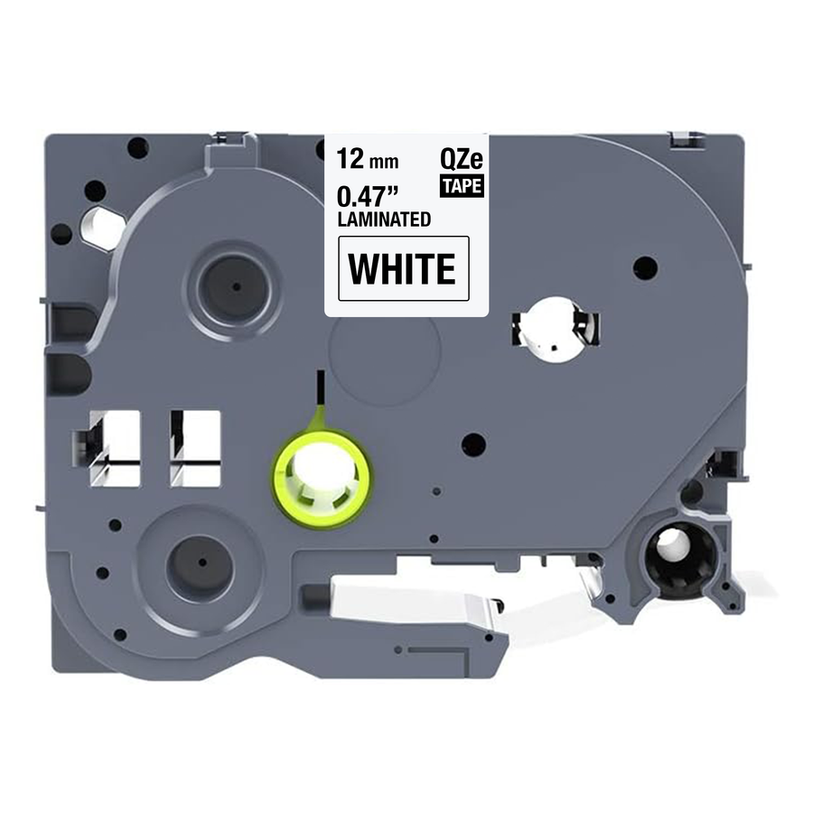 Brother TZE-231 compatibele tape - zwart op wit - 12 mm x 8 m