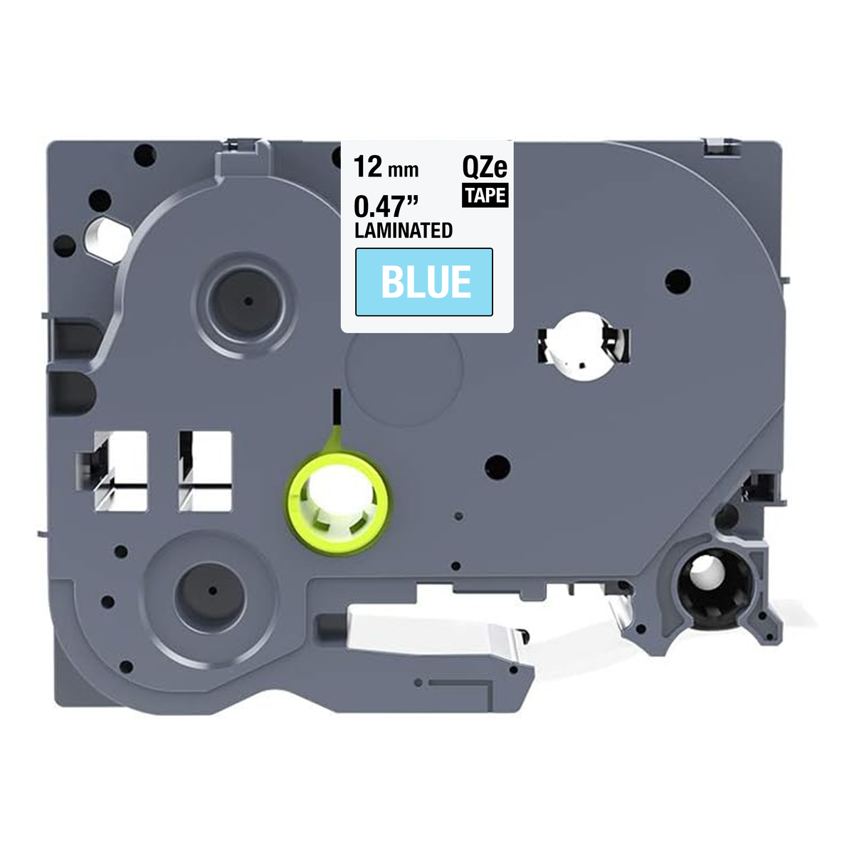 Brother TZE-535 compatibele tape, wit op blauw, 12 mm x 8 m