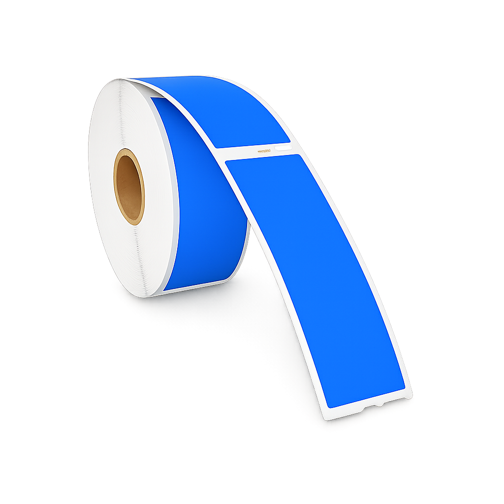 Dymo 99010 blauw compatibele labels - 89 mm x 28 mm - 260 labels per rol