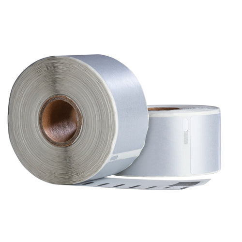 Dymo 99010 zilver compatibele labels - 89 mm x 28 mm - 260 labels per rol-2