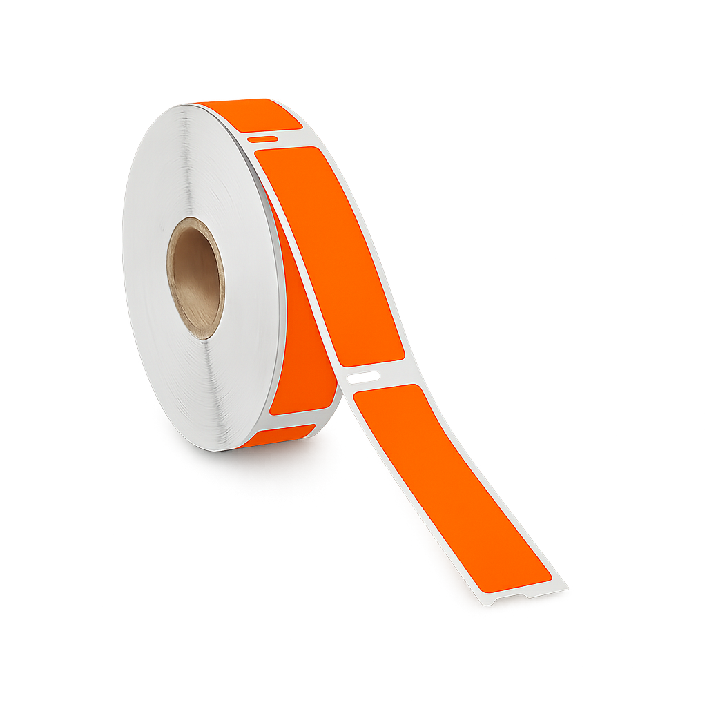 Dymo 99012 oranje compatibele labels - 89 mm x 36 mm - 260 labels per rol