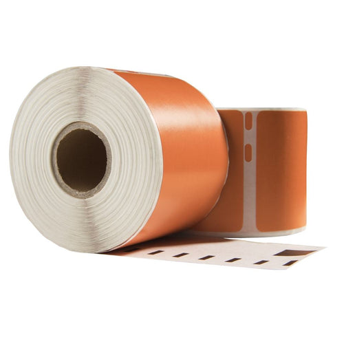 Dymo 99010 oranje compatibele labels - 89 mm x 28 mm - 260 labels per rol-2