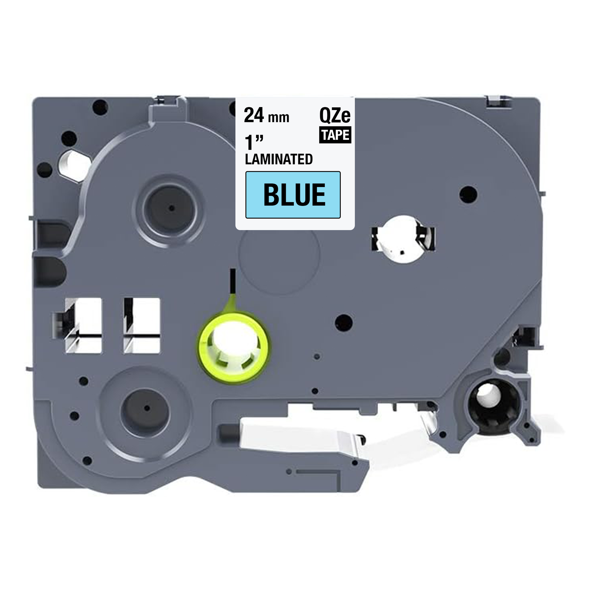 Brother TZE-551 compatibele tape - zwart op blauw - 24 mm x 8 m-1