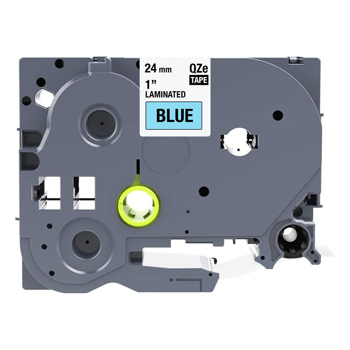 Brother TZE-551 compatibele tape, zwart op blauw, 24 mm x 8 m