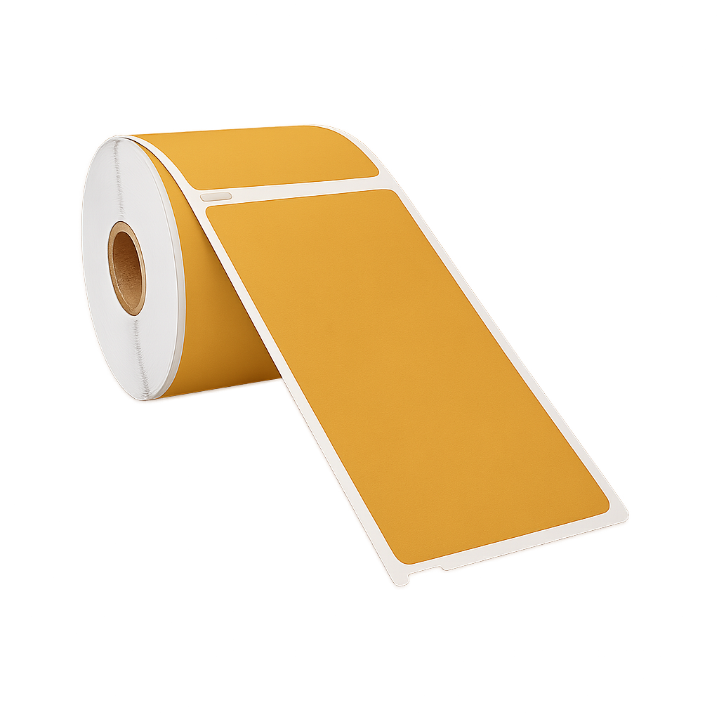 Dymo 99014 Goud compatibele labels - 101 mm x 54 mm - 220 labels per rol