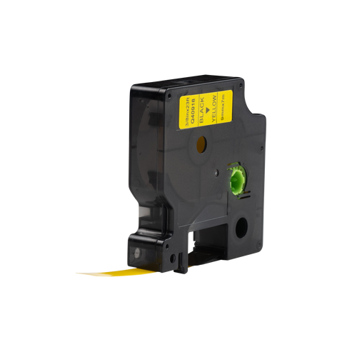 Dymo D1 compatibele 40918 tape - zwart op geel - 9 mm x 7 m-1