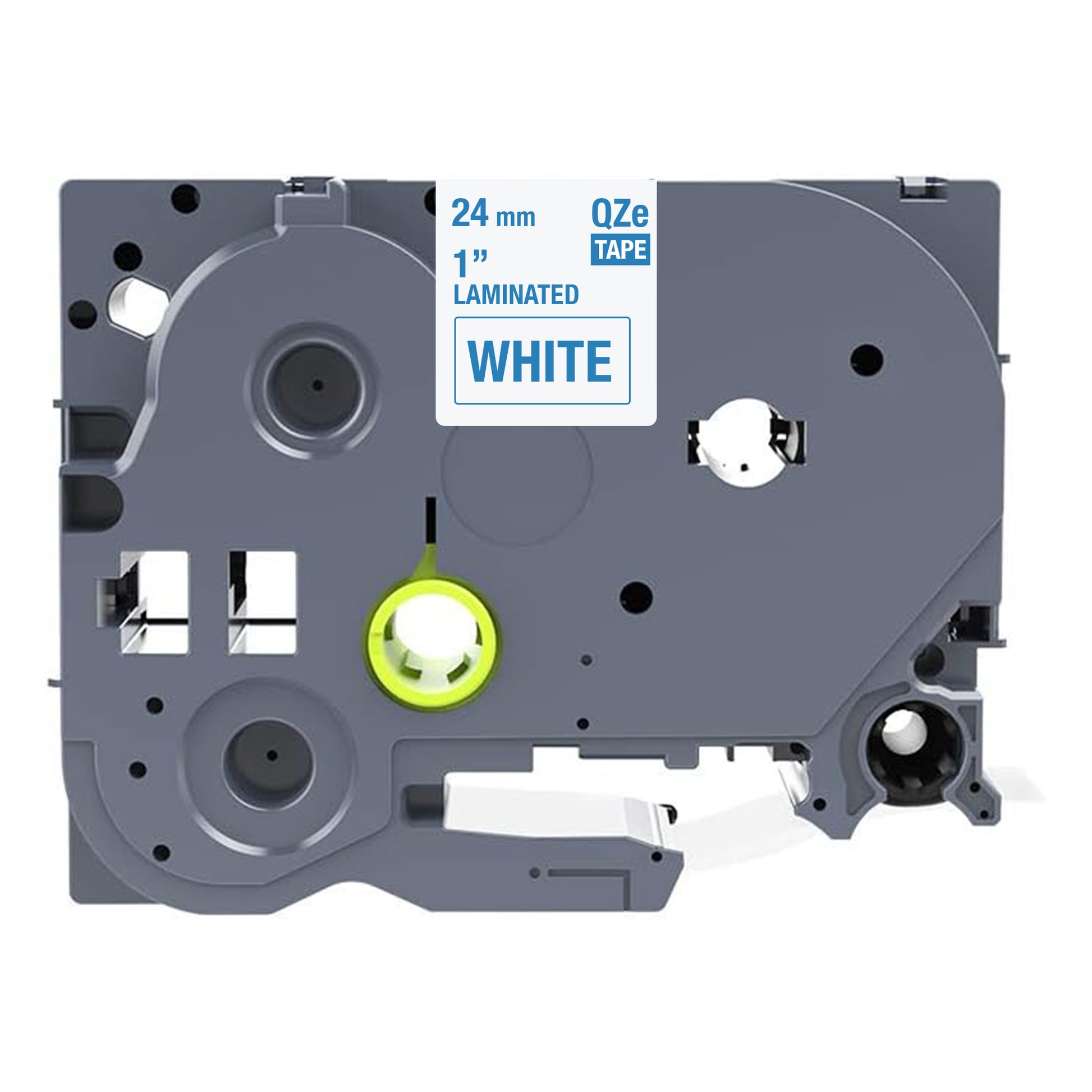 Brother TZE-253 compatibele tape - blauw op wit - 24 mm x 8 m-1