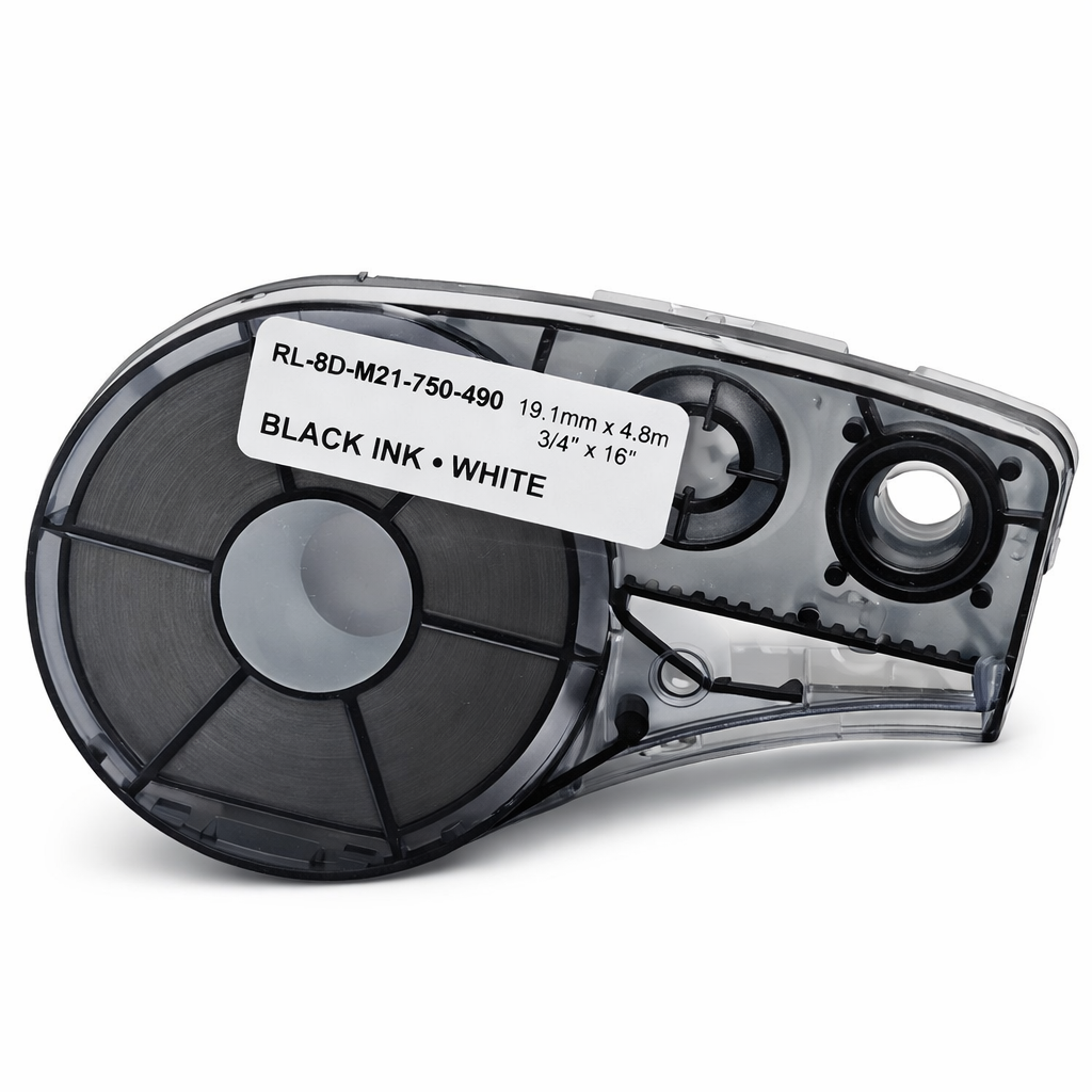 Brady M21-750-499 compatibele vinyl tape - zwart op wit - 19,1 mm x 4,88 m-1