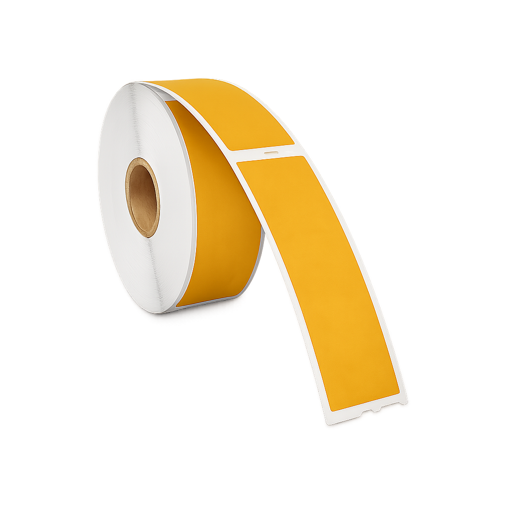 Dymo 99010 goud compatibele labels - 89 mm x 28 mm - 130 labels per rol