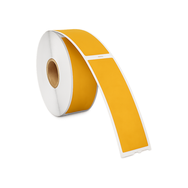 Dymo 99010 goud compatibele labels - 89 mm x 28 mm - 130 labels per rol-1