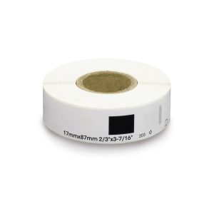 Brother DK-11203 compatibele labels - 17 mm x 87 mm - 300 labels per rol-2