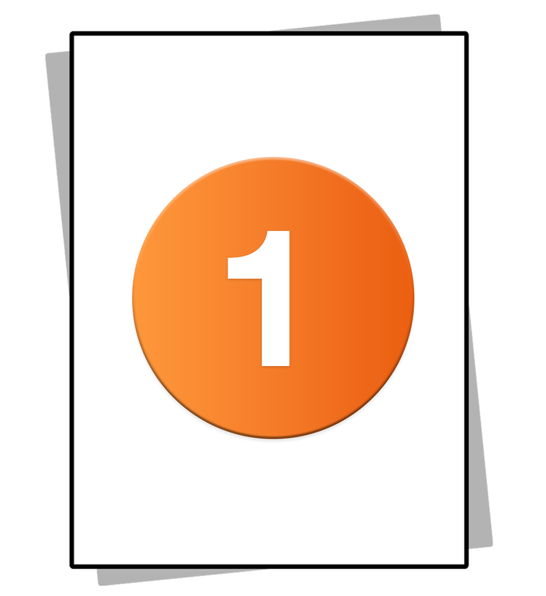 A4 stickervellen - 1 per vel - 210 mm x 296mm