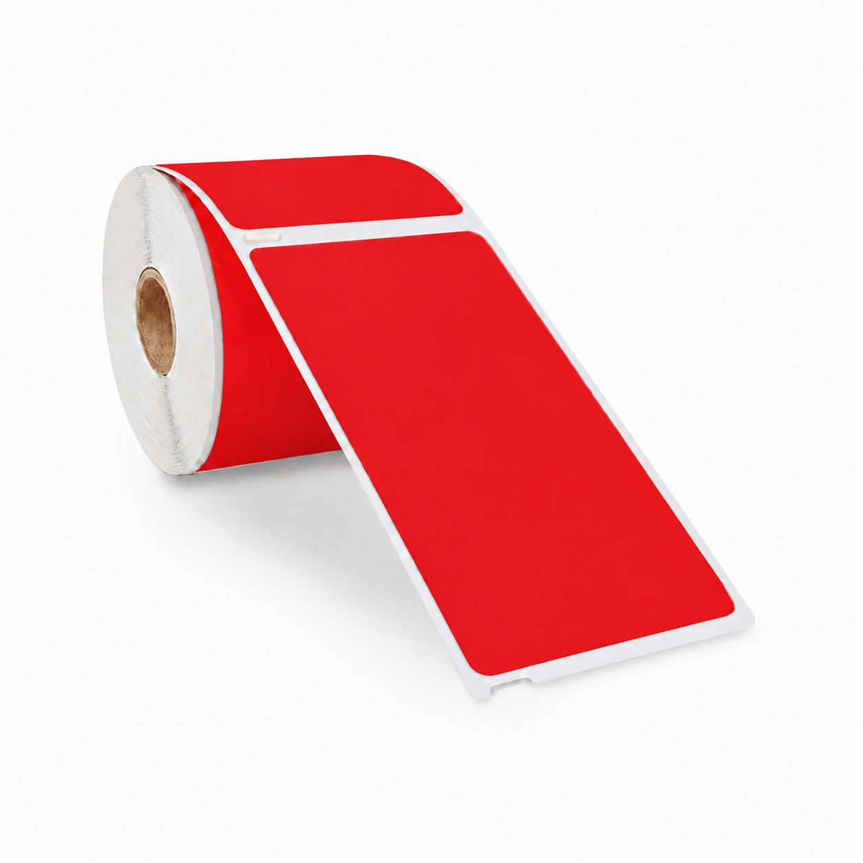 Dymo 99014 rood compatibele labels - 101 mm x 54 mm - 220 labels per rol