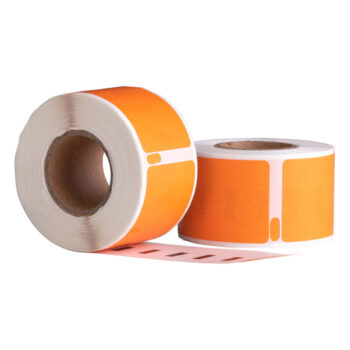 Dymo 99010 Oranje compatible labels
