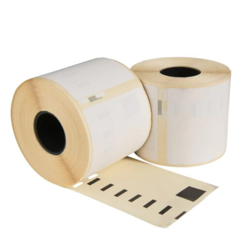 Dymo 99015 compatibele labels, 70x54mm, 320 etiketten per rol